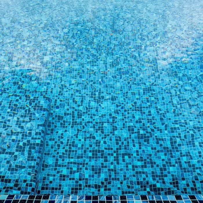 Choisir sa mosaïque : la couleur de l’eau en dépend