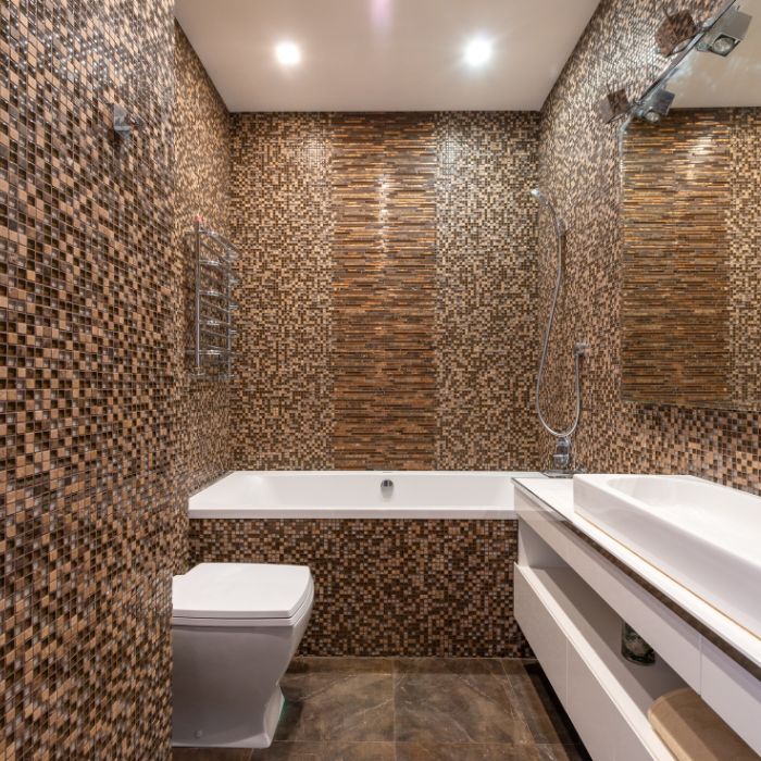 Les coupes d’onglet en salle de bain