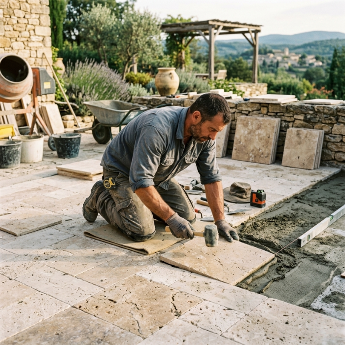 Dépose d’ancien carrelage